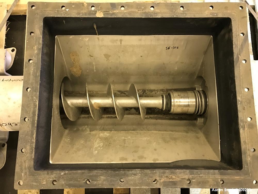 Used Netzsch Progressive Cavity Pump, Model NM063BO02S12B, 316 Stainless Steel.