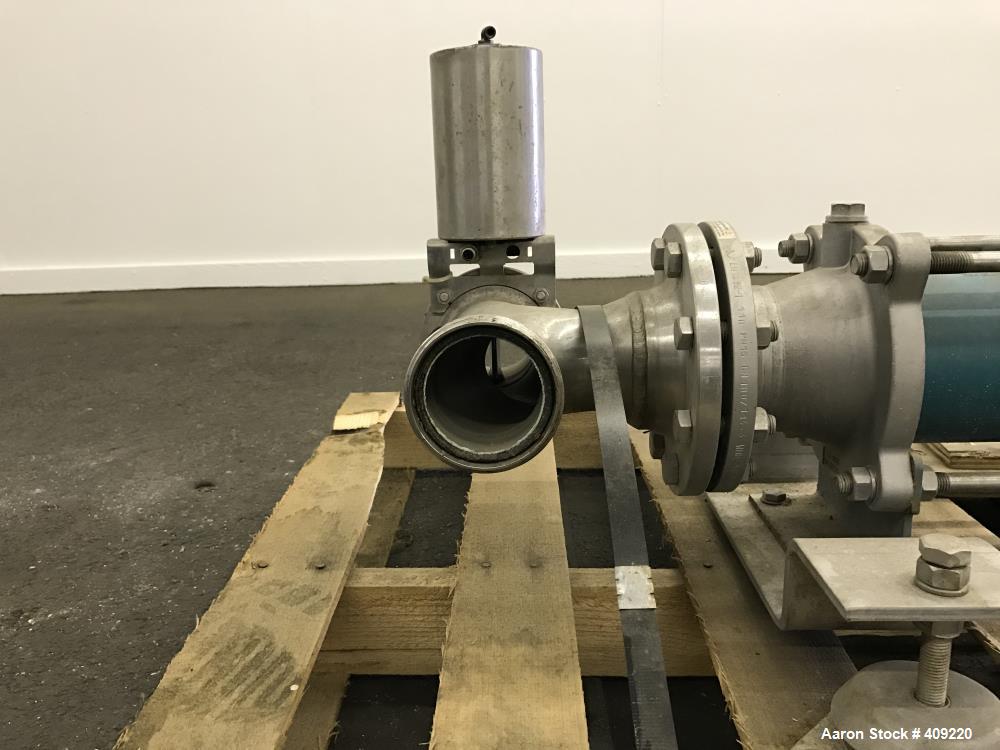 Used Netzsch Progressive Cavity Pump, Model NM063BO02S12B, 316 Stainless Steel.