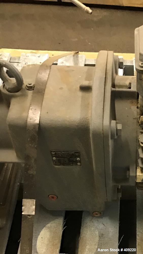 Used Netzsch Progressive Cavity Pump, Model NM063BO02S12B, 316 Stainless Steel.