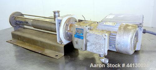 Used- Stainless Steel Seepex Sanitary Progressive Cavity Pump