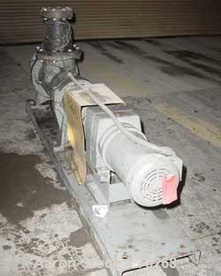 Used Tarby Progressing Cavity Pump, Model 1TP8-CDB.Single stage, cast iron body, hardened steel internal parts, EPDM (70 Duro) stator. 8" inlet, 4" outlet.Approximately 150 gallons per minute at 900 ...