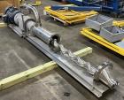 Used- Knoll Progressive Cavity Pump, Model MX50S-80/20, 316 Stainless Steel. Capacity 6,000 GPH. Revolutions 205 rpm. Stator...