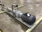 Used- Knoll Progressive Cavity Pump, Model MX50S-80/20, 316 Stainless Steel. Capacity 6,000 GPH. Revolutions 205 rpm. Stator...