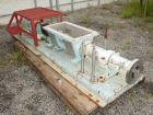Used Moyno 2 Stage Processing Cavity Pump, Model 2G0GS2/SSQ, Trim AAA. 36 gallons per revolution at 160 psi. Open throat design with feed screw. 5 1/2
