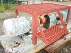 Used Moyno 2 Stage Processing Cavity Pump, Model 2G0GS2/SSQ, Trim AAA. 36 gallons per revolution at 160 psi. Open throat design with feed screw. 5 1/2