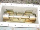 Used Moyno 2 Stage Processing Cavity Pump, Model 2G0GS2/SSQ, Trim AAA. 36 gallons per revolution at 160 psi. Open throat design with feed screw. 5 1/2