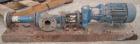 Used Moyno 1000 Processing Cavity Pump, Model B2CSSQ3AAA. 2 stage, 1.5 gallons per 100 revolutions. Stainless chamber, chrome plated rotor, Nitrile stator, trim AAA. 2'' inlet, 2'' discharge. Driven ...