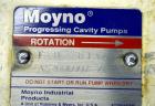 Used Moyno Sanitary Processing Cavity Pump, Model Frame FB4E, Type SSB, Trim FAA