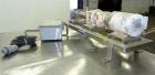 Used Moyno Sanitary Progressive Cavity Pump, Model Frame FB1C, Type SSE, Trim SAB, Stainless Steel. Nitrile rubber stator, Approximate 10 gallons per minute. 2