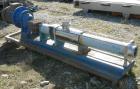 Used CSF Inox Processing Cavity Pump, Model MAN80-2/AA.T32. carbon steel body, 304 stainless steel rotor, with stator. 4 3/8