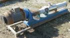 Used CSF Inox Processing Cavity Pump, Model MAN80-2/AA.T32. carbon steel body, 304 stainless steel rotor, with stator. 4 3/8