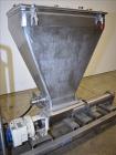 Used Moyno Systems Stainless Steel Pump with Loading Bin.