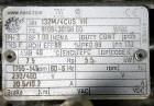 Used PCM Progressive Cavity Pump, Type R 20-16, Rated up to 40 gallons per minute at 110 psi. Driven by a 7.5hp, 3/60/230/460 volt, 1765 rpm gear motor, ratio 6.86 to 1. Serial# 262812, built 2007.