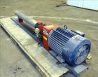Used Osmonics Tonkaflo Pump, Model SS5522E, 316 Stainless Steel. Flow rate 55 gallons per minute, boost rate 486 psi. Maximum inlet pressure 200 psi, maximum discharge pressure 750 psi, maximum liqui...