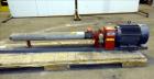 Used Osmonics Tonkaflo Pump, Model SS5522E, 316 Stainless Steel. Flow rate 55 gallons per minute, boost rate 486 psi. Maximum inlet pressure 200 psi, maximum discharge pressure 750 psi, maximum liqui...