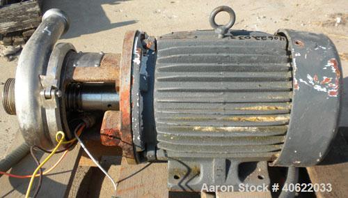 Used Stainless Steel APV/Crepaco Centrifugal Pump, model 6V2