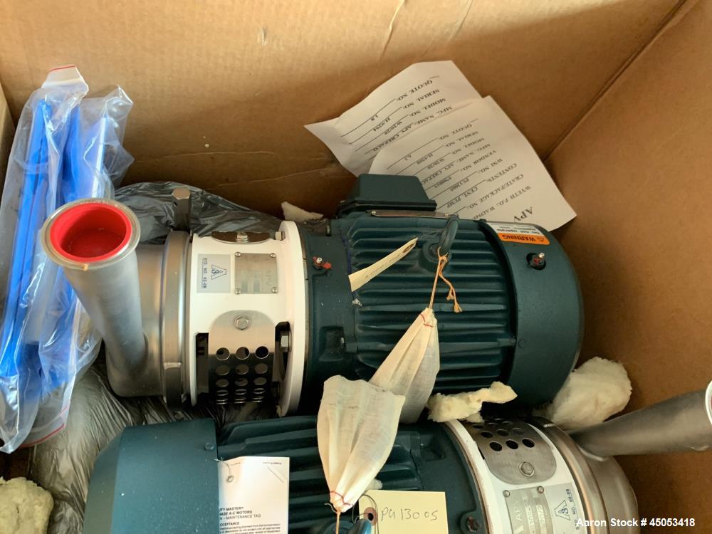 Unused- APV Crepaco Centrifugal Pump, Stainless Steel, Model W20/20