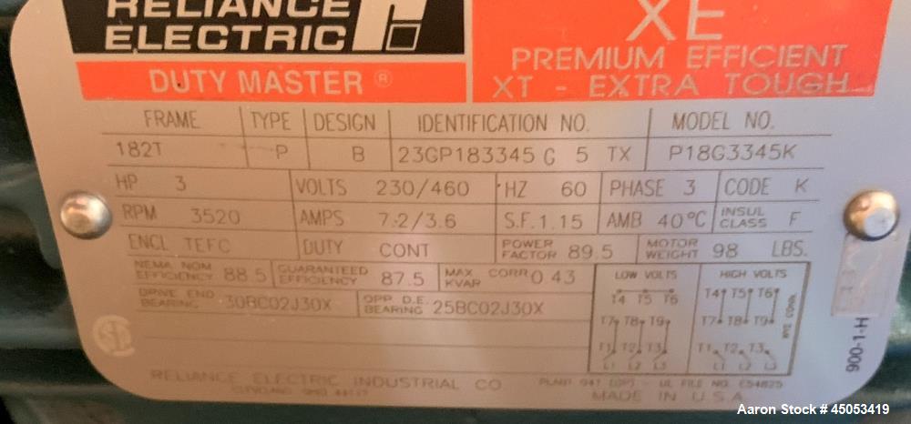 Unused- APV Crepaco Centrifugal Pump, Stainless Steel, Model W20/20