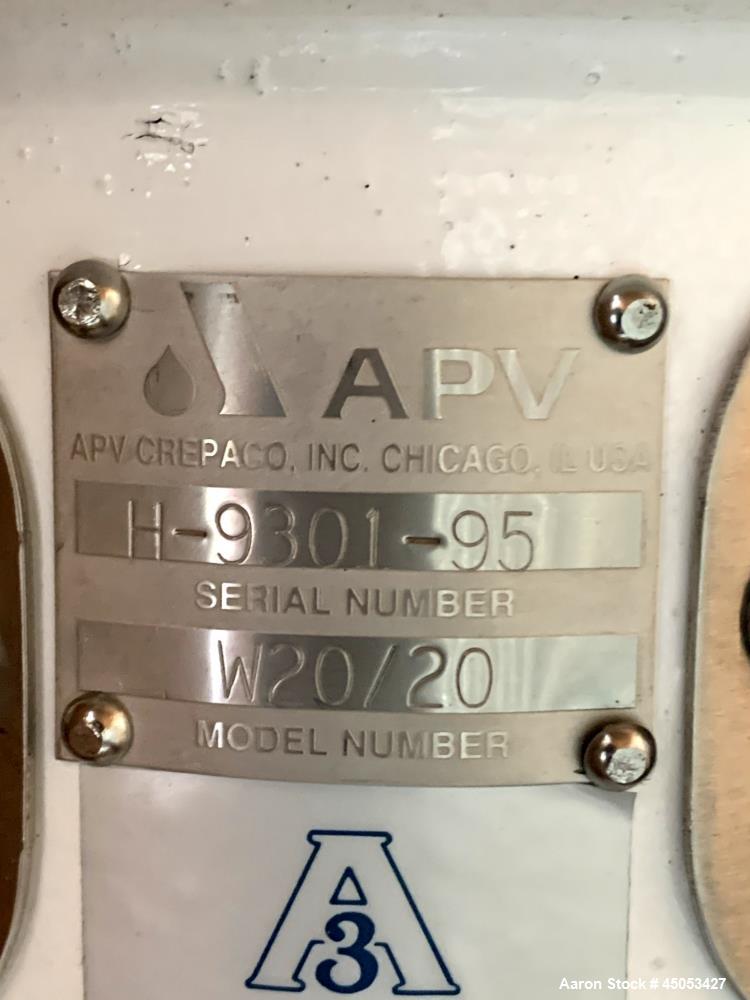 Unused- APV Crepaco Centrifugal Pump, Stainless Steel, Model W20/20