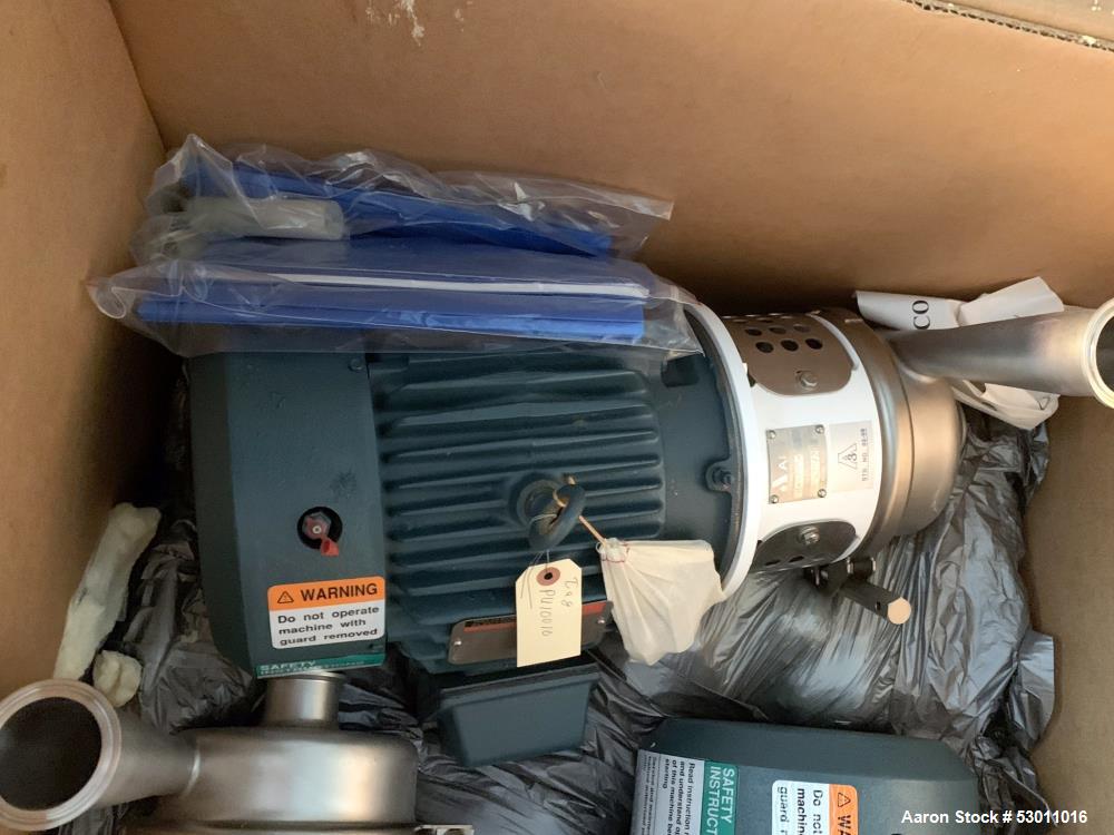 Unused- APV Crepaco Centrifugal Pump, Stainless Steel, Model W20/20. Approximate 105 gallons per minute, 95 head feet @ 3500...