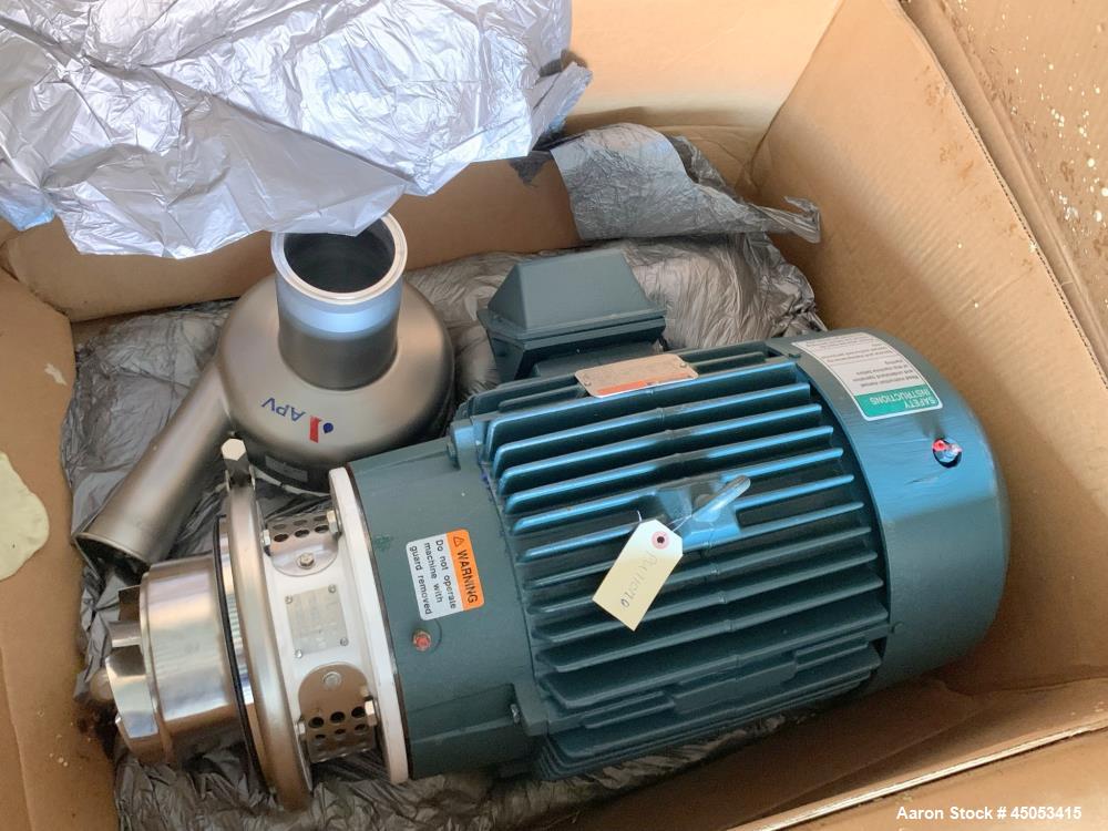 Unused- APV Crepaco Centrifugal Pump, Stainless Steel, Model WI30/100