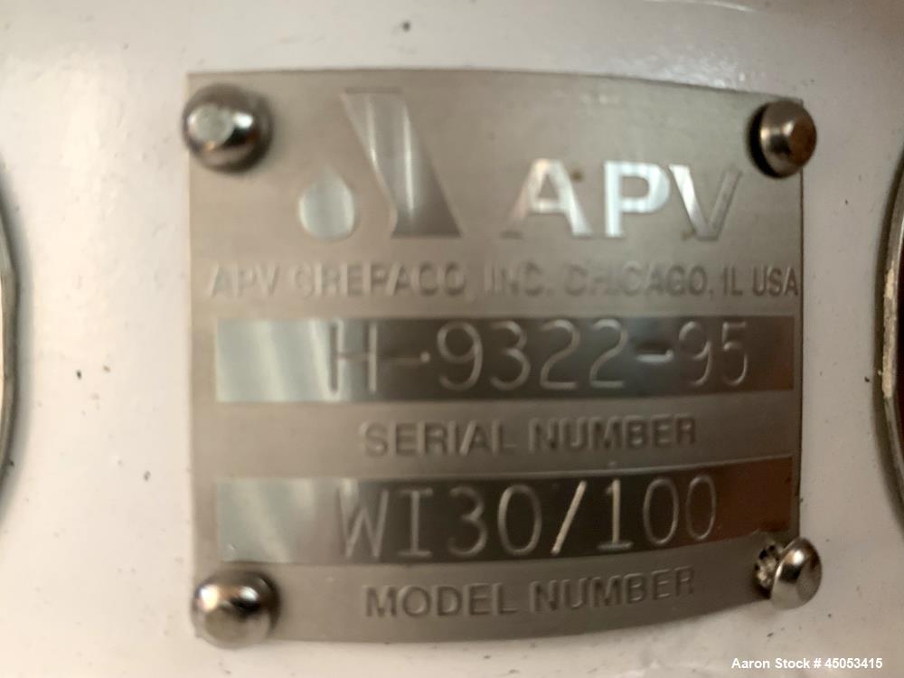 Unused- APV Crepaco Centrifugal Pump, Stainless Steel, Model WI30/100
