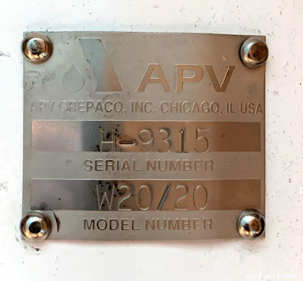 APV Crepaco W20/20 Pump – 3450 RPM Motor for Maximum Output