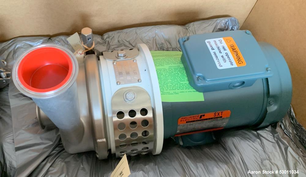 Unused- APV Crepaco Centrifugal Pump, Stainless Steel, Model W20/20. Approximate 105 gallons per minute, 95 head feet @ 3500...