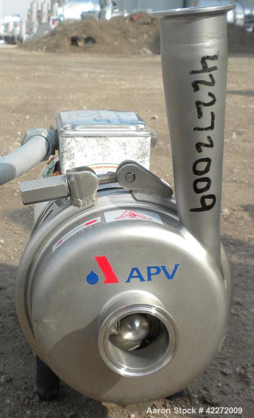 Used Stainless Steel APV Centrifugal Pump, model W+22/20