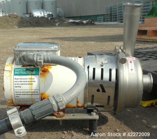 Used Stainless Steel APV Centrifugal Pump, model W+22/20