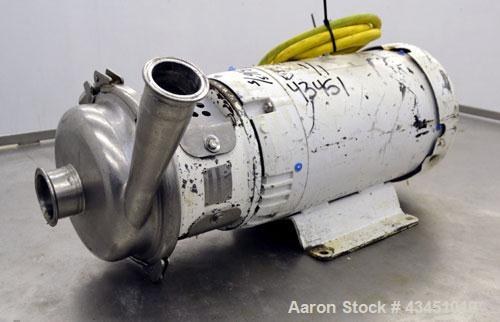 Used Stainless Steel APV W Series Centrifugal Pump, Model W30/25