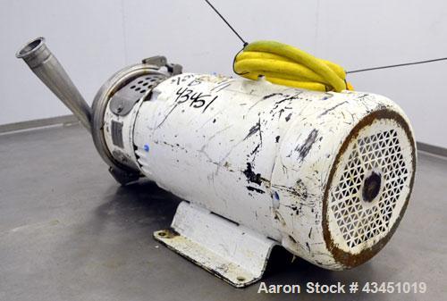 Used Stainless Steel APV W Series Centrifugal Pump, Model W30/25