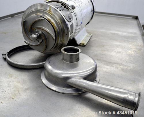Used Stainless Steel APV W Series Centrifugal Pump, Model W30/25