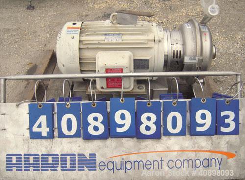 Used Stainless Steel APV Centrifugal Pump, Model W+70/40