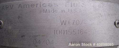 Used Stainless Steel APV Centrifugal Pump, Model W+70/40