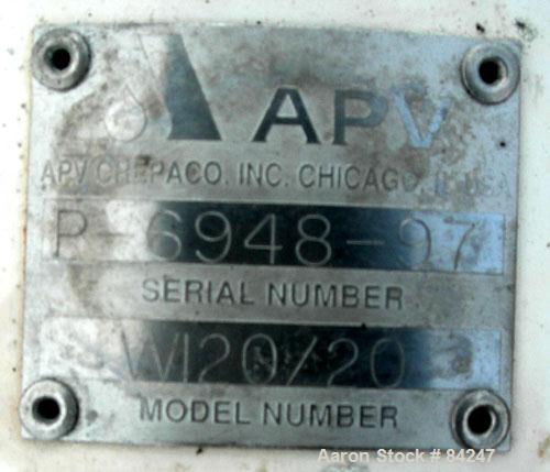 Used Stainless Steel APV Centrifugal Pump, Model WI-20/20,
