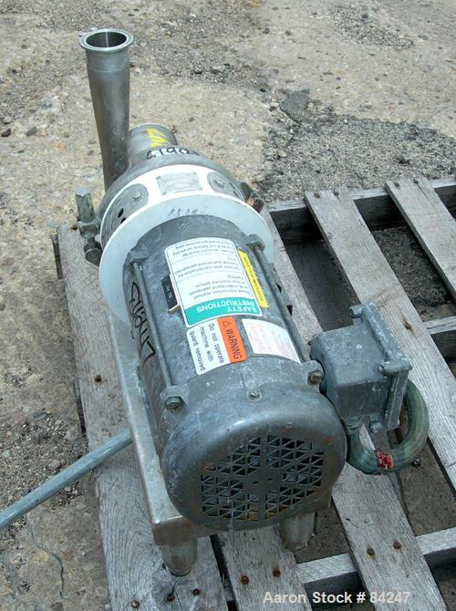 Used Stainless Steel APV Centrifugal Pump, Model WI-20/20,