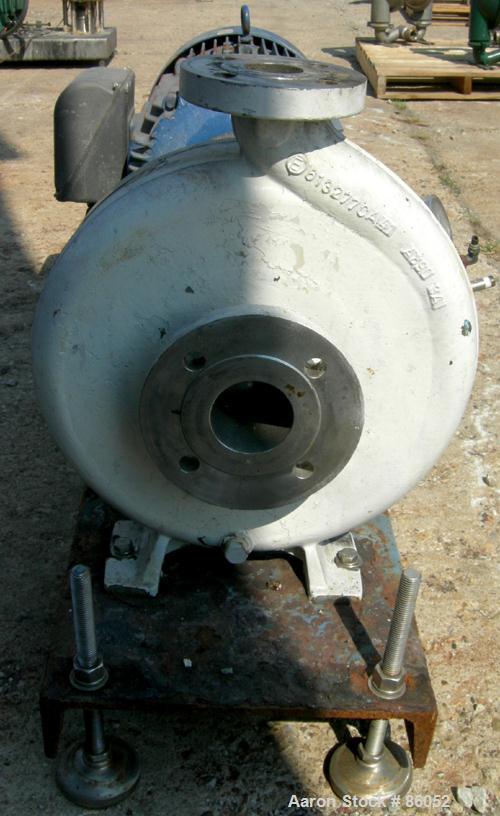 Used Stainless Steel Ahlstrom Centrifugal Pump
