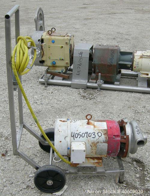 Used- Stainless Steel Ampco Centrifugal Pump, model DC2 2 1/2X2