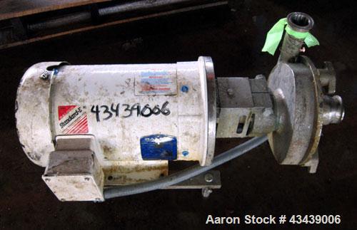 Used Stainless Steel Ampco Sanitary Centrifugal Pump, Model LCR20-215-18