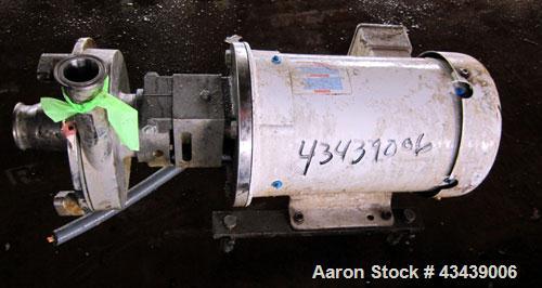 Used Stainless Steel Ampco Sanitary Centrifugal Pump, Model LCR20-215-18
