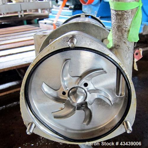 Used Stainless Steel Ampco Sanitary Centrifugal Pump, Model LCR20-215-18