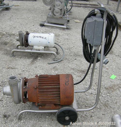 Used- Stainless Steel Ampco Centrifugal Pump, model ZC2 3X2 1/2