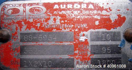 Used Stainless Steel Aurora Centrifugal Pump, Type 352-28