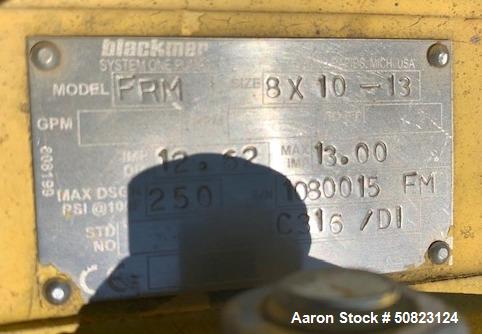 Used Blackmer System One Centrifugal Pumps, Model FRM.
