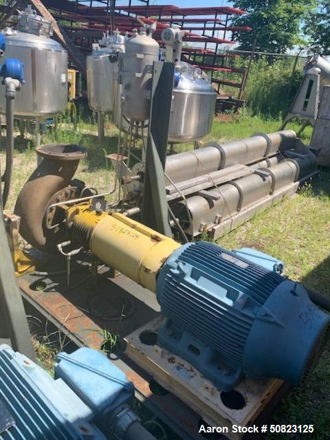Used Blackmer System One Centrifugal Pumps, Model FRM. Size 8 X 10-13, approximate 4200 gallons per minute at 110' head at 275 psi at 100 degrees F. Driven by a 100 HP, 3/60/230/460 volt, 1775 rpm mo...