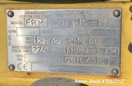 Used Blackmer System One Centrifugal Pumps, Model FRM.