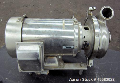 Used- Stainless Steel Cherry Burrell Centrifugal Pump, Model 206500580