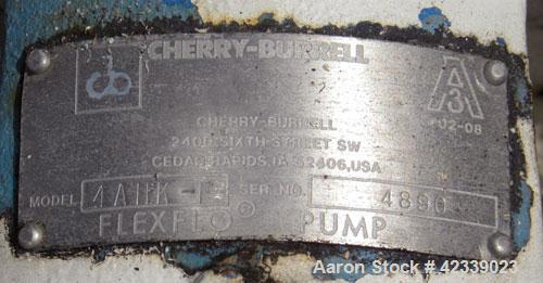 Used- Stainless Steel Cherry-Burrell Flexflo Centrifugal Pump, Model 4AHK-F