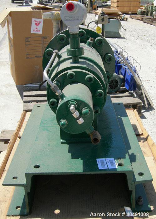 Used Stainless Steel Crane Chempump Sealess Canned Motor Centrifugal Pump, model GVHT-20K-12H-15S